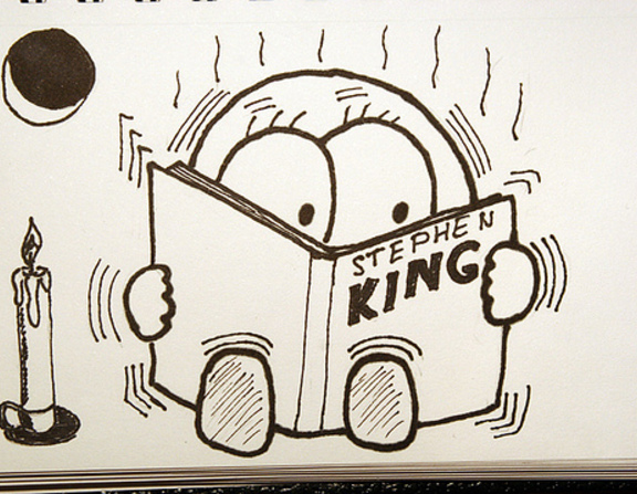 Large stephen king book