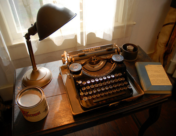 Large faulkner typewriter