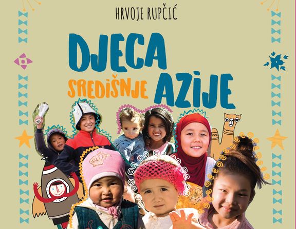 Large djeca s azije front