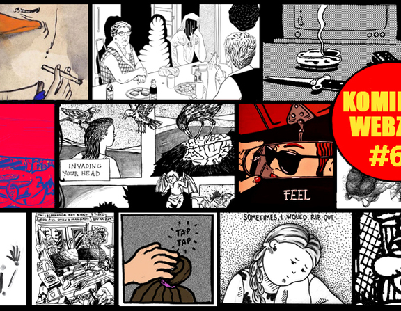 Large comic strip webzine komikaze 65 flayer 1
