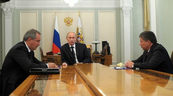 Homepage putin  rogozin  popovkin august 2012