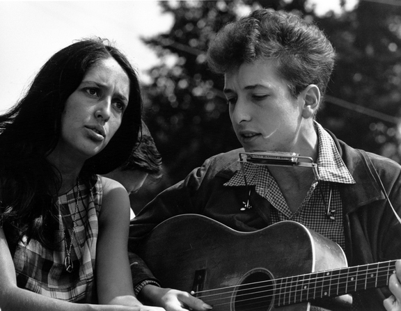 Large joan baez bob dylan