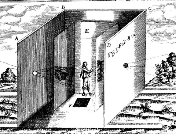 Large 1646 athanasius kircher   camera obscura