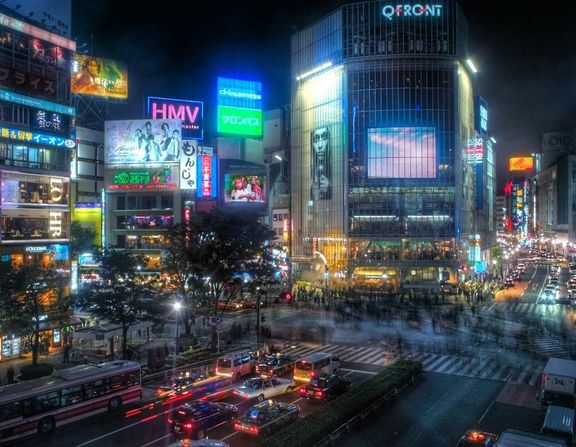 Large shibuya night  hdr 